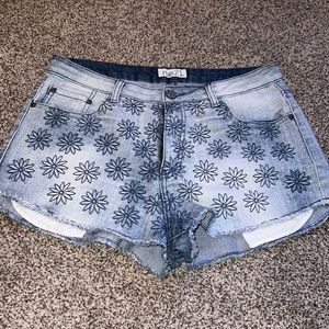 Womens High rise shorts
